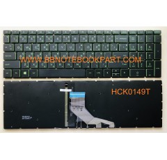 HP Compaq Keyboard คีย์บอร์ด  Pavilion Gaming 15-DA 15-DB 15-CX 15-CS 15-DK 15-DF 15S-GU  ภาษาไทย อังกฤษ